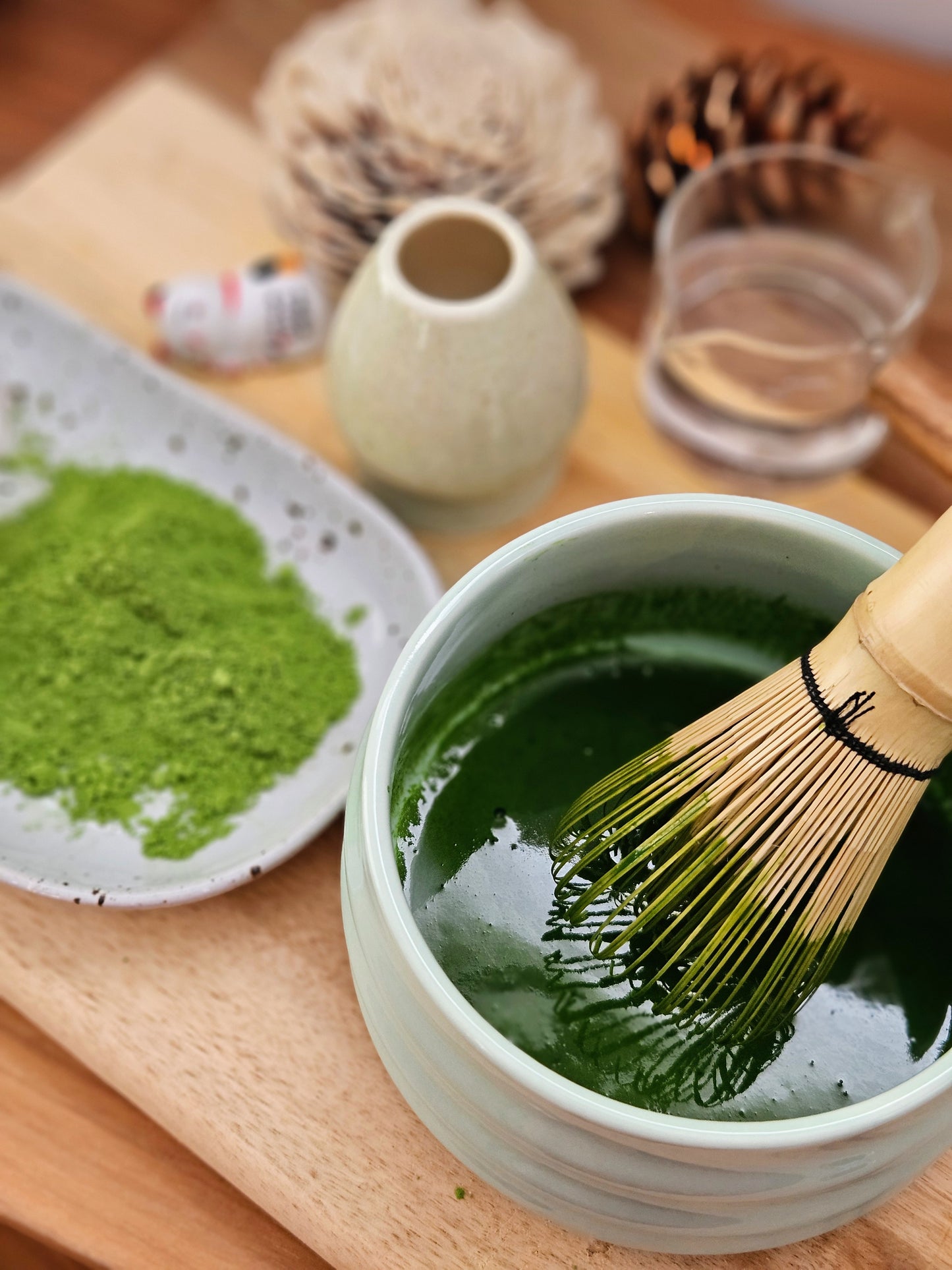 Uji Decaf Matcha Tin 30g + Shinguru Ceremonial Matcha 100g Bundle